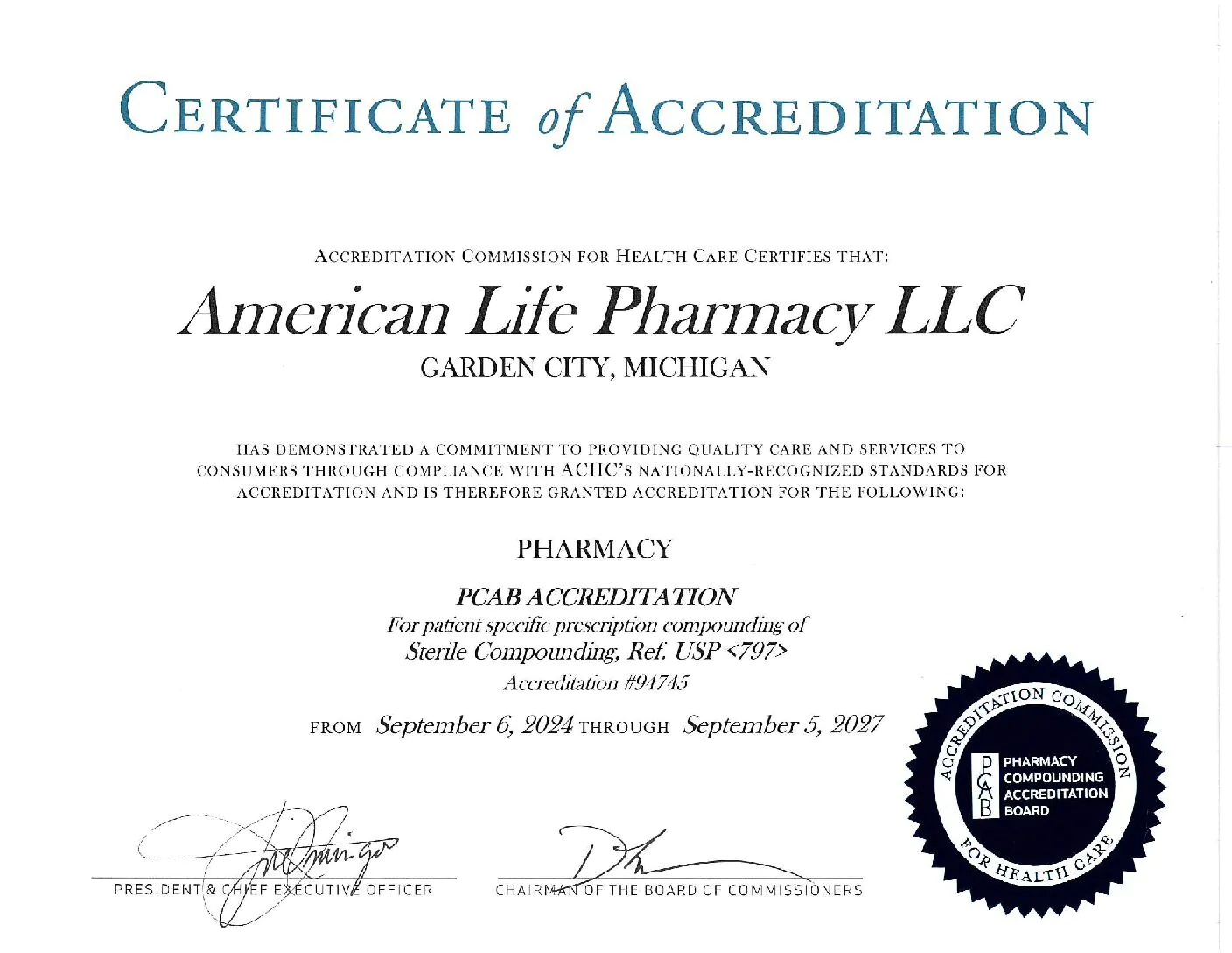 PCAB License